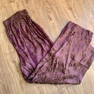 VICTORIA'S SECRET Gold Label,
80s Floral Jacquard Pajama pants